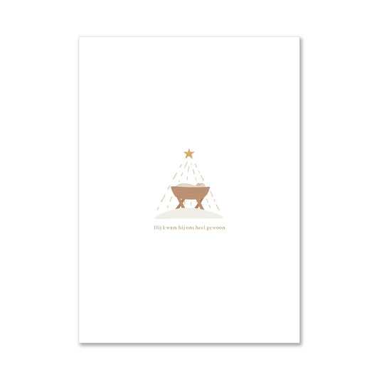 Hij kwam bij ons heel gewoon