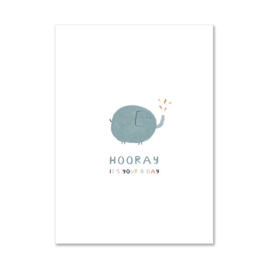 Duurzame wenskaart | Hooray it's your birthday