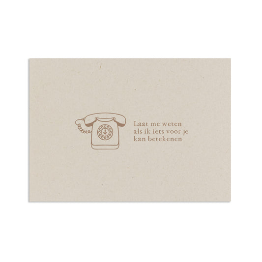 Duurzame wenskaart | Laat me weten
