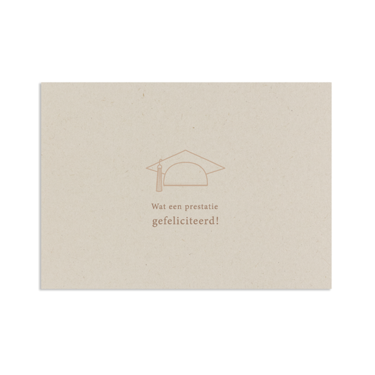 Duurzame wenskaart | Wat een prestatie