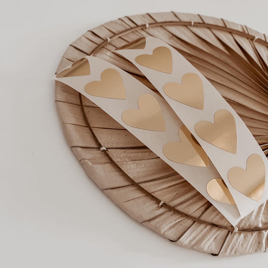 Kjoet hartjes stickers