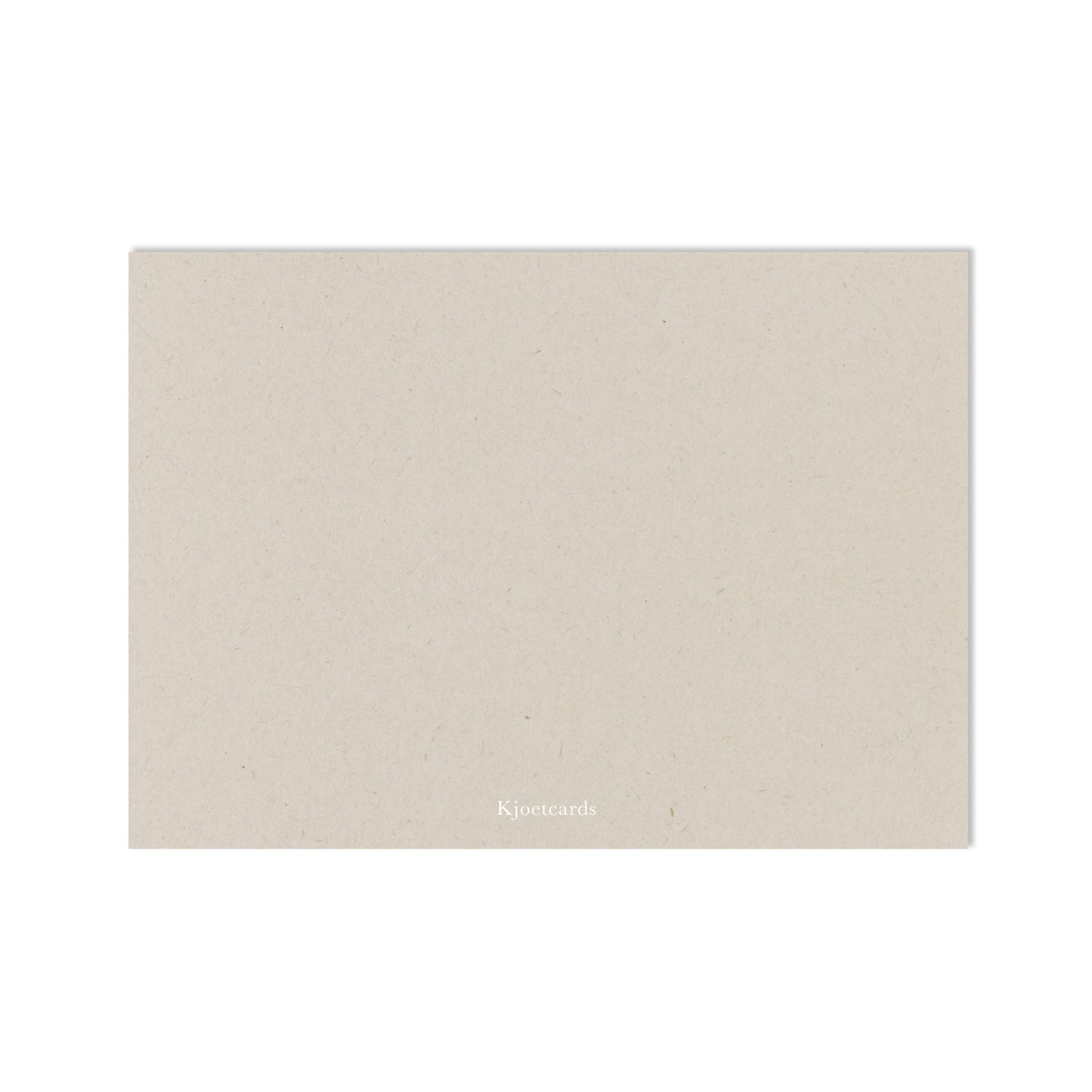 Achterkant duurzame wenskaart