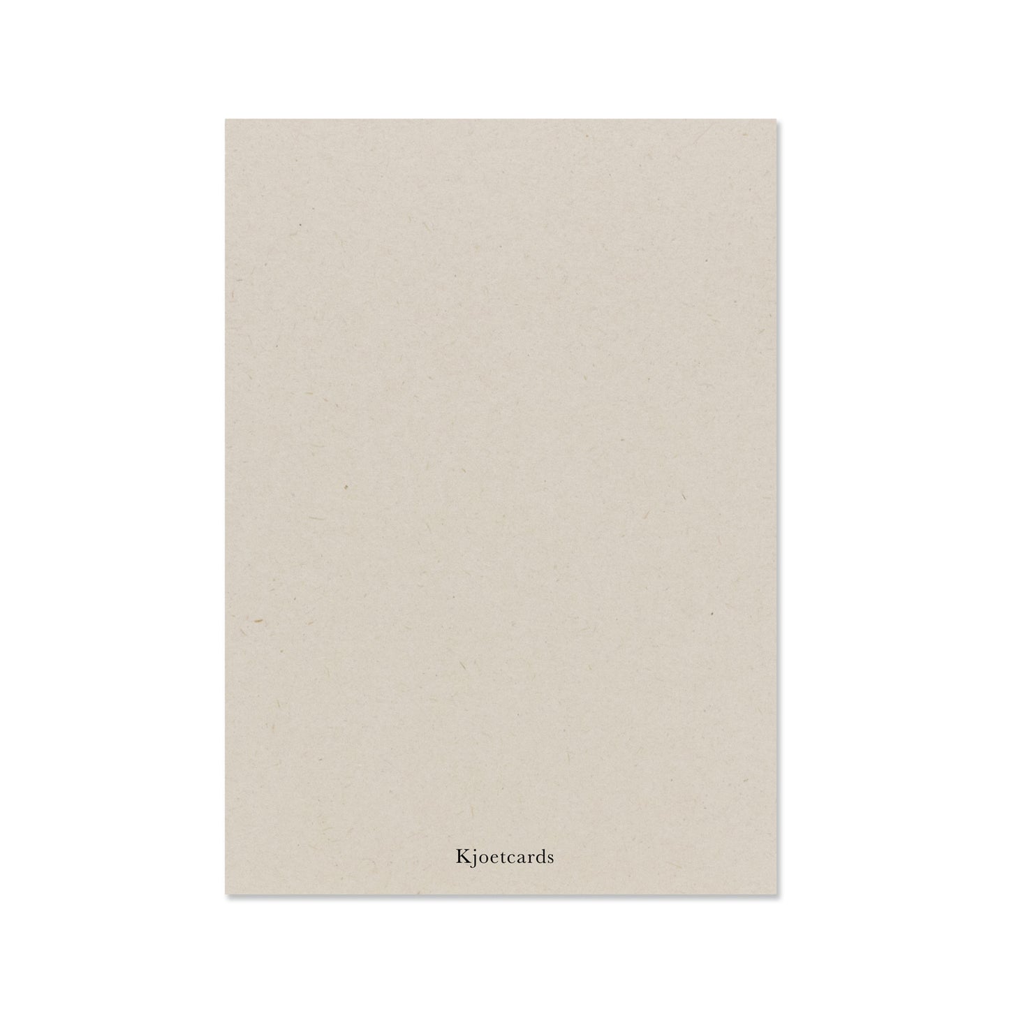 Duurzame wenskaart achterkant met kjoetcards