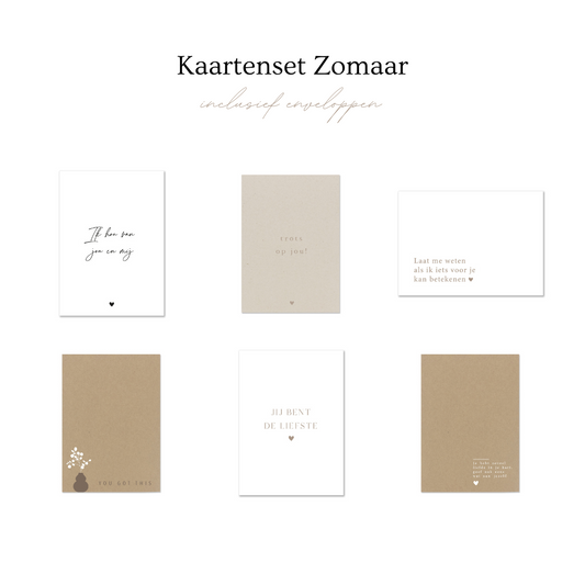 Duurzame kaartenset | Zomaar