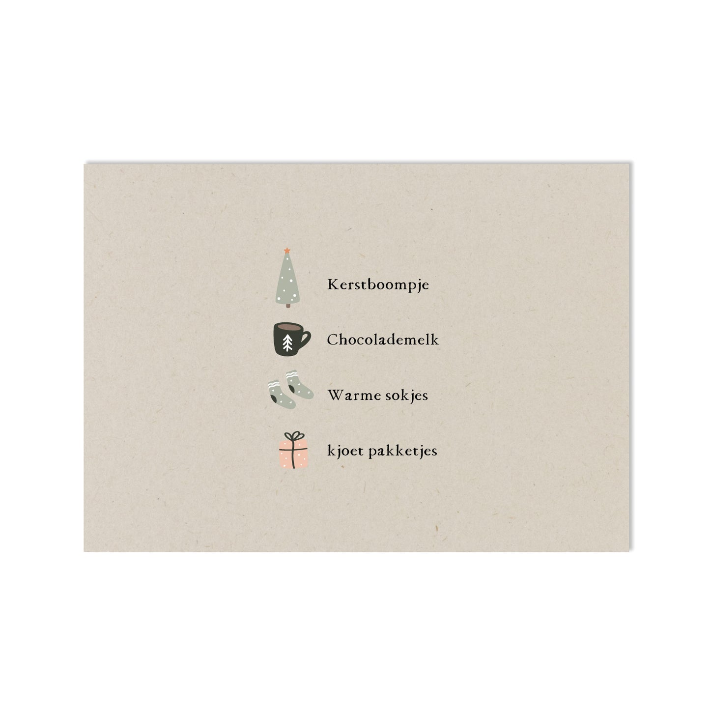 Kerstkaart | Kjoet kerst